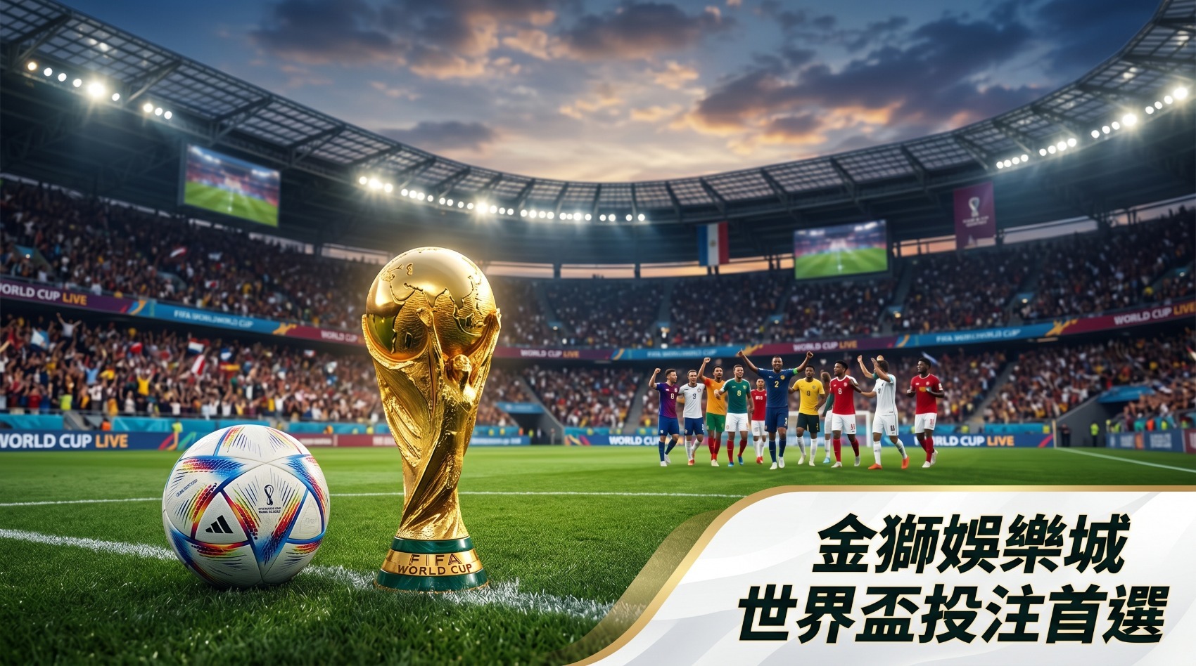 金獅體育 2026 世界盃運彩攻略｜美加墨世足線上投注、USDT 閃電派彩